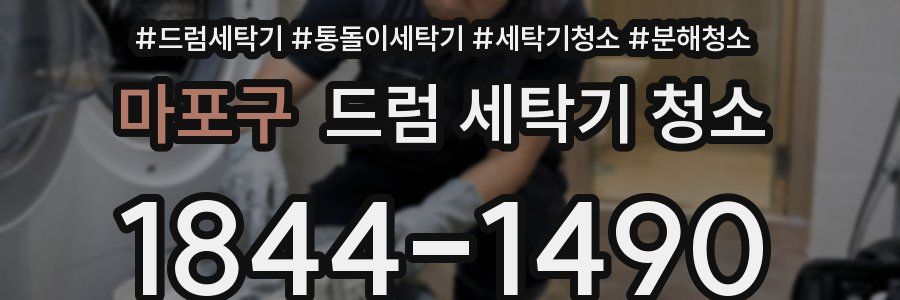마포구 드럼 세탁기 청소