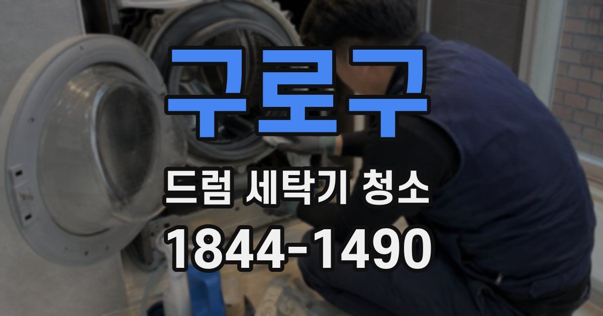 구로구 드럼 세탁기 청소