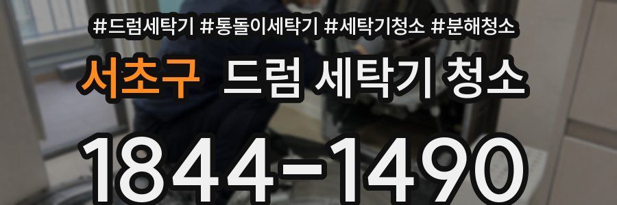 서초구 드럼 세탁기 청소