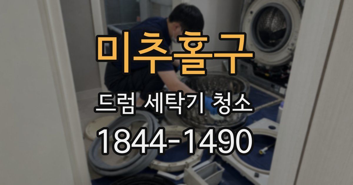 미추홀구 드럼 세탁기 청소