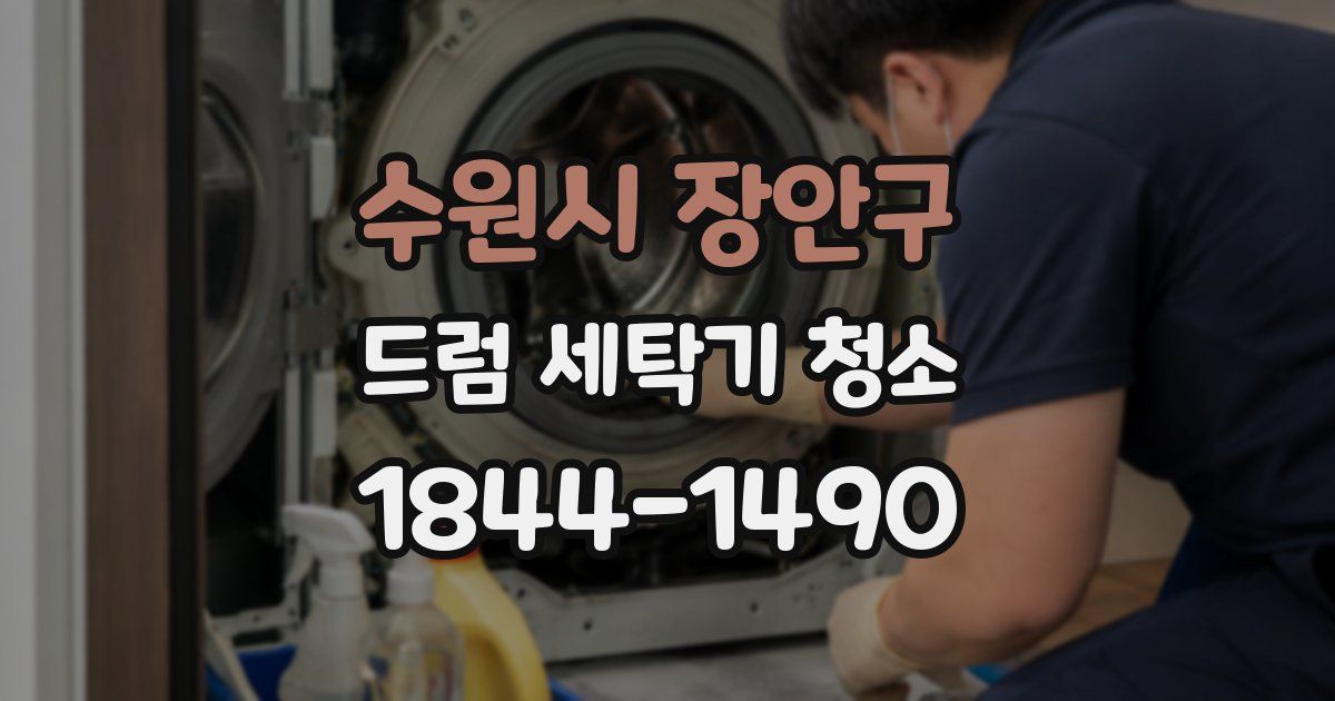 수원시 장안구 드럼 세탁기 청소