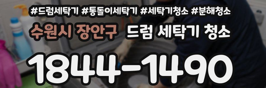 수원시 장안구 드럼 세탁기 청소