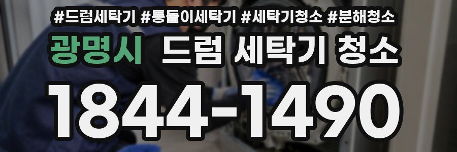 광명시 드럼 세탁기 청소