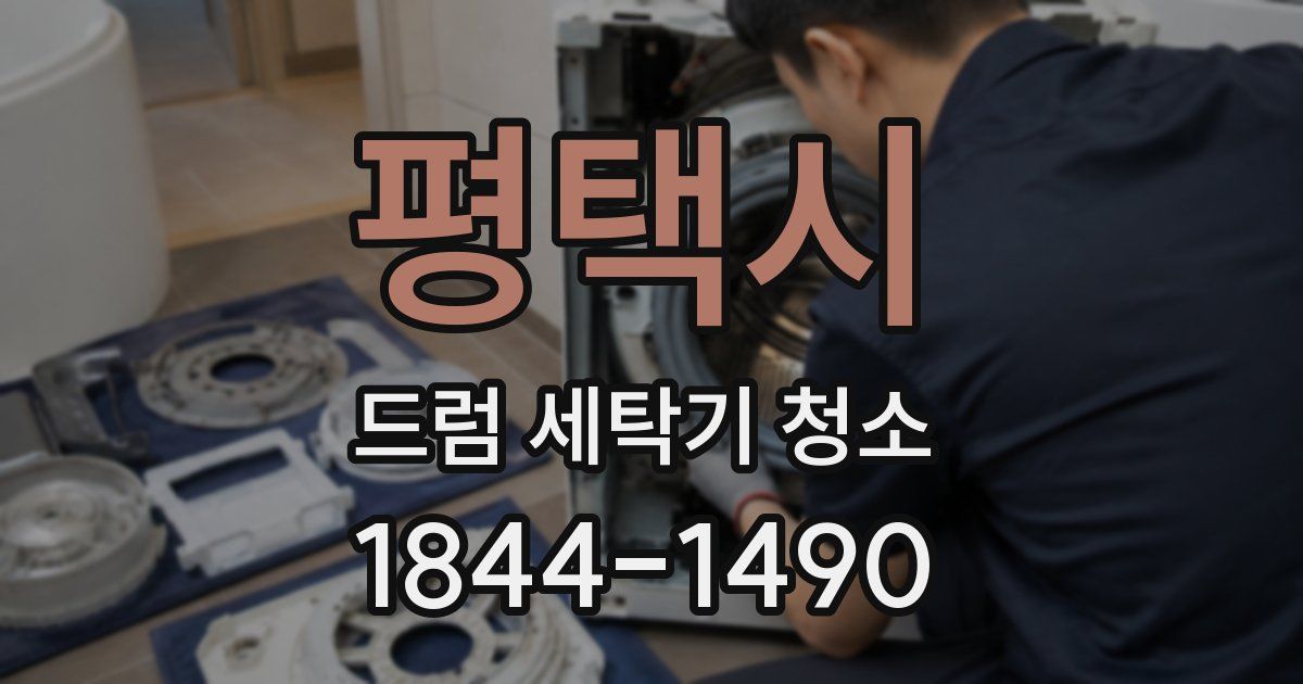 평택시 드럼 세탁기 청소