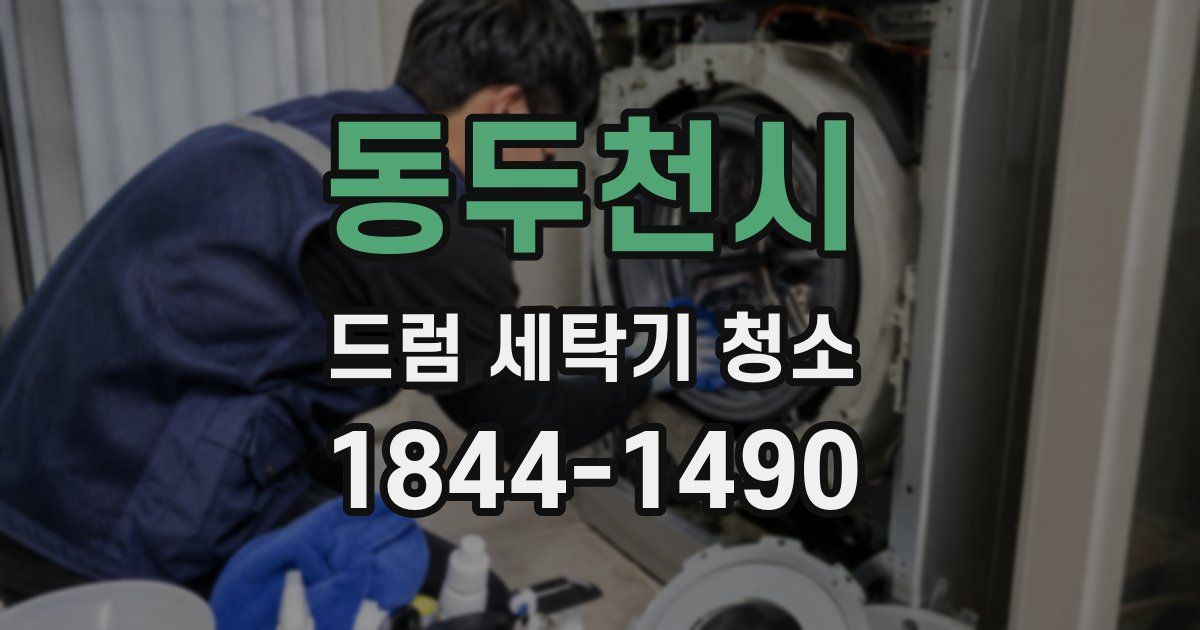 동두천시 드럼 세탁기 청소
