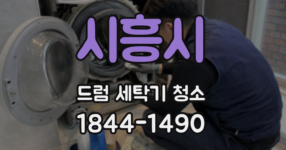 시흥시 드럼 세탁기 청소