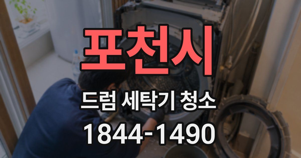 포천시 드럼 세탁기 청소