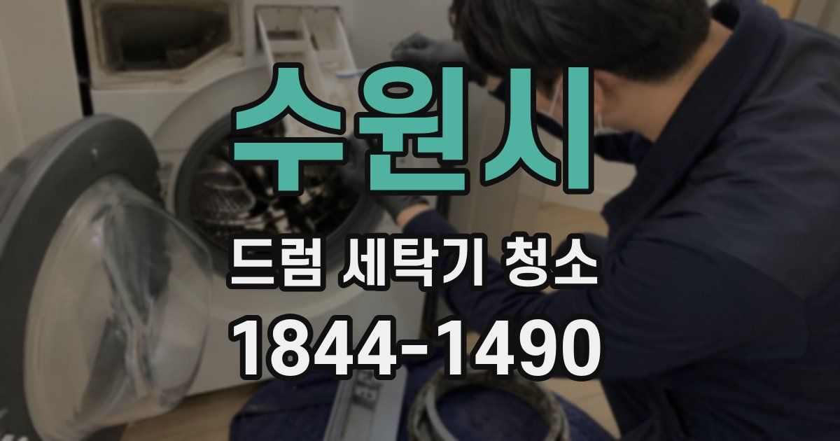 수원시 드럼 세탁기 청소