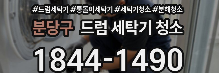분당구 드럼 세탁기 청소