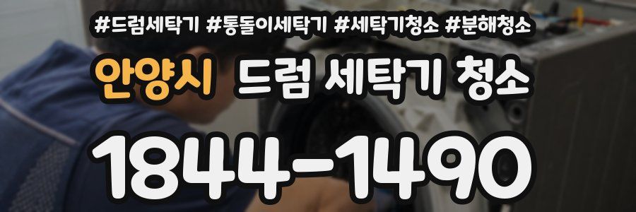 안양시 드럼 세탁기 청소
