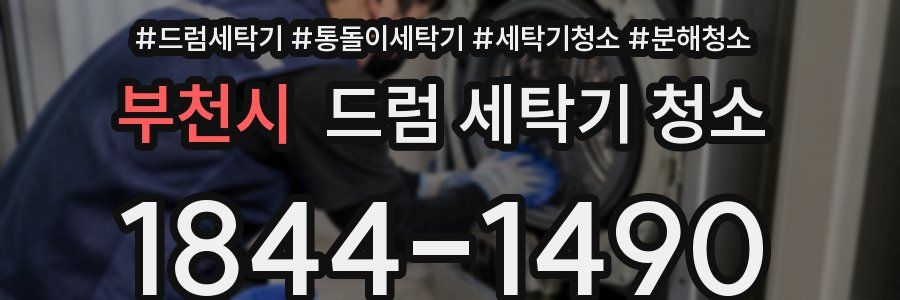 부천시 드럼 세탁기 청소