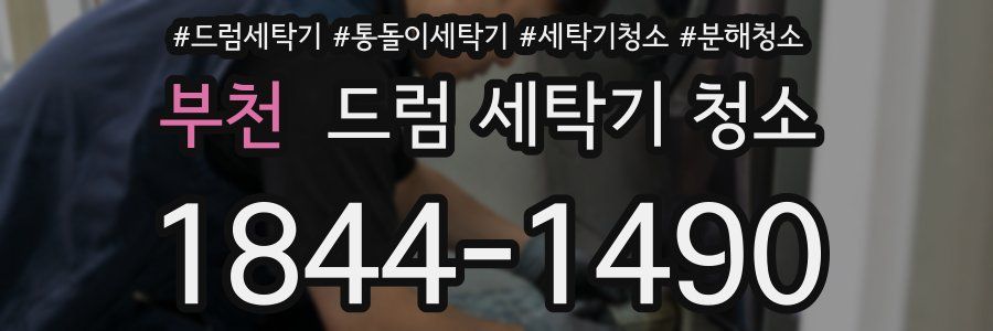 부천 드럼 세탁기 청소