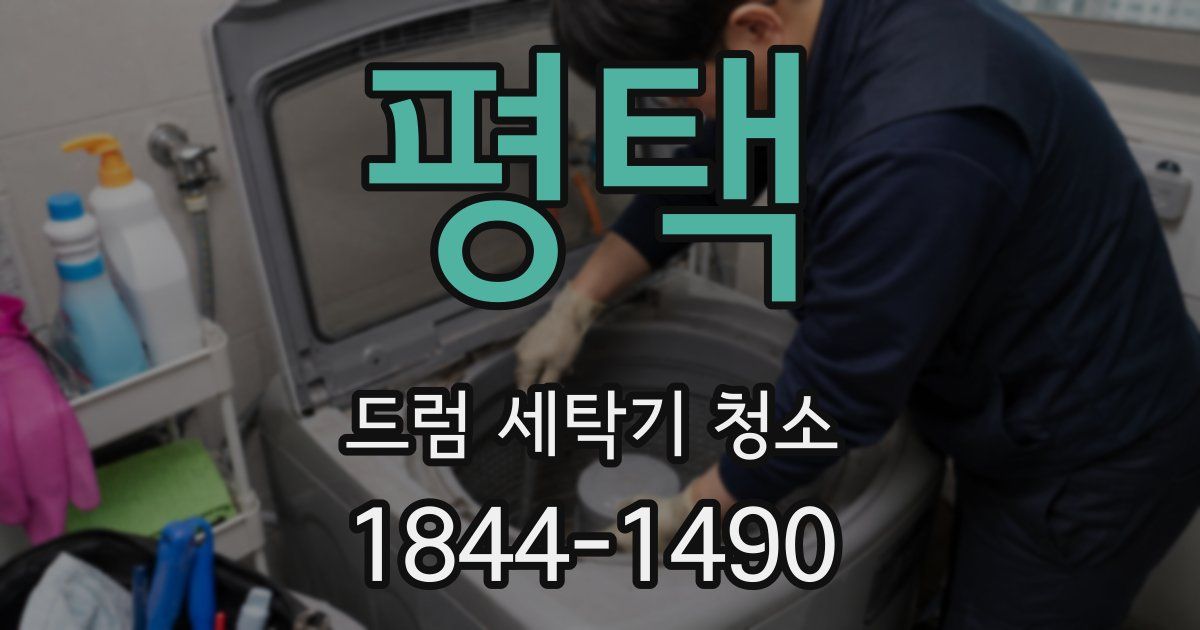 평택 드럼 세탁기 청소