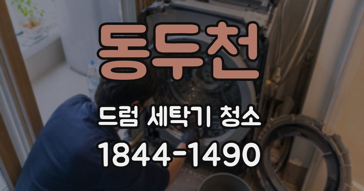동두천 드럼 세탁기 청소