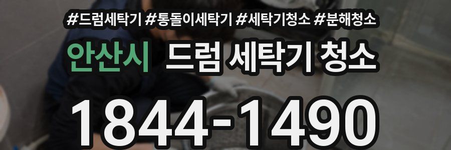 안산시 드럼 세탁기 청소