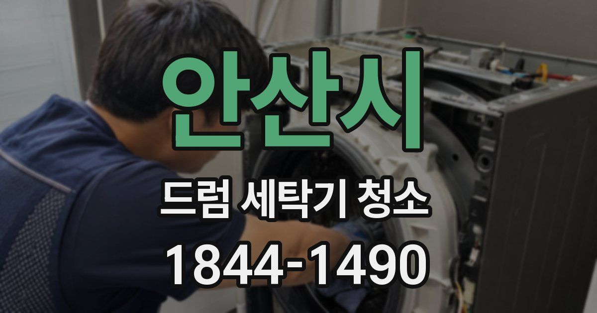 안산시 드럼 세탁기 청소
