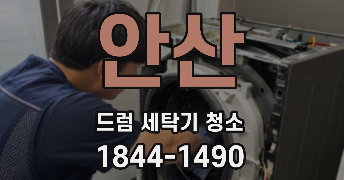 안산 드럼 세탁기 청소
