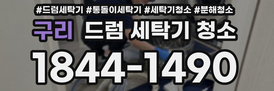 구리 드럼 세탁기 청소