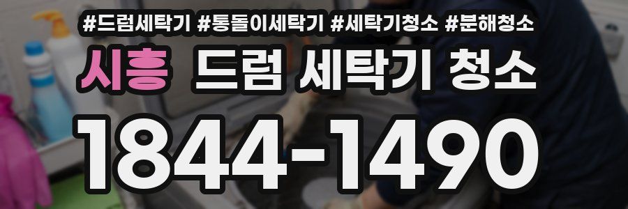 시흥 드럼 세탁기 청소