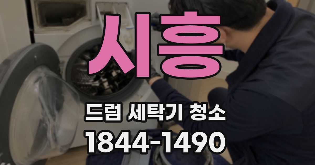 시흥 드럼 세탁기 청소