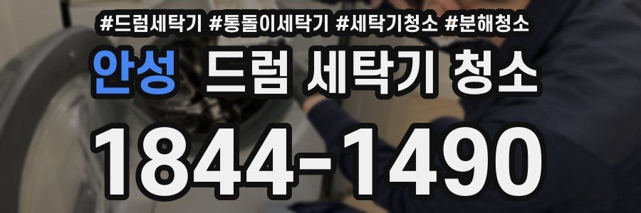 안성 드럼 세탁기 청소