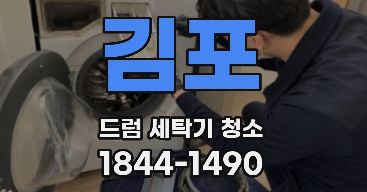 김포 드럼 세탁기 청소