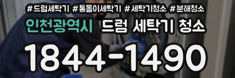인천광역시 드럼 세탁기 청소