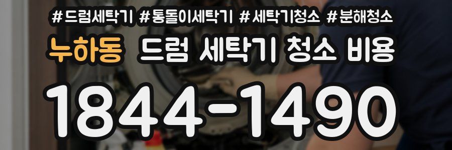 누하동 드럼 세탁기 청소 비용