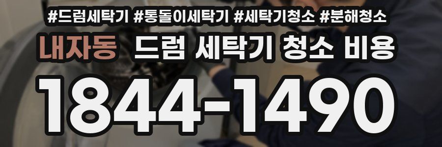 내자동 드럼 세탁기 청소 비용