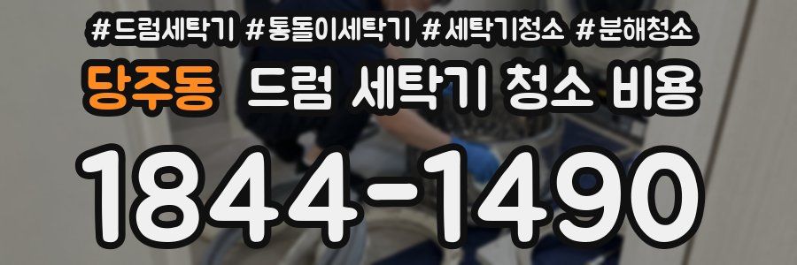 당주동 드럼 세탁기 청소 비용