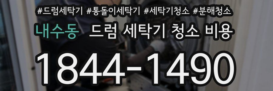 내수동 드럼 세탁기 청소 비용