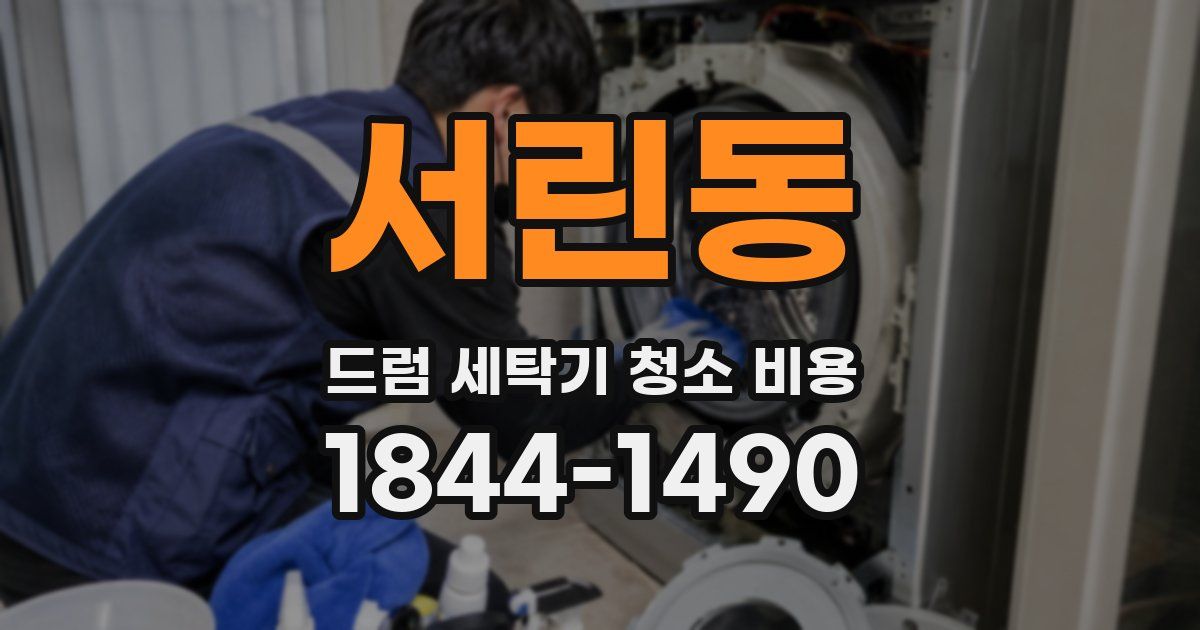 서린동 드럼 세탁기 청소 비용