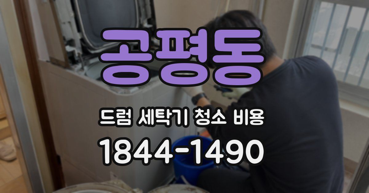 공평동 드럼 세탁기 청소 비용