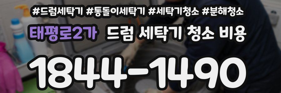 태평로2가 드럼 세탁기 청소 비용