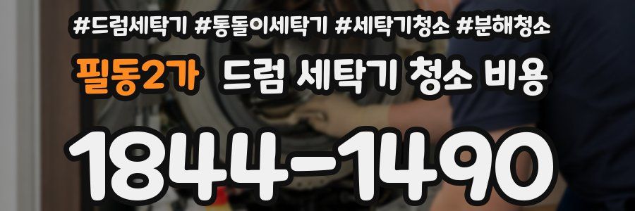 필동2가 드럼 세탁기 청소 비용