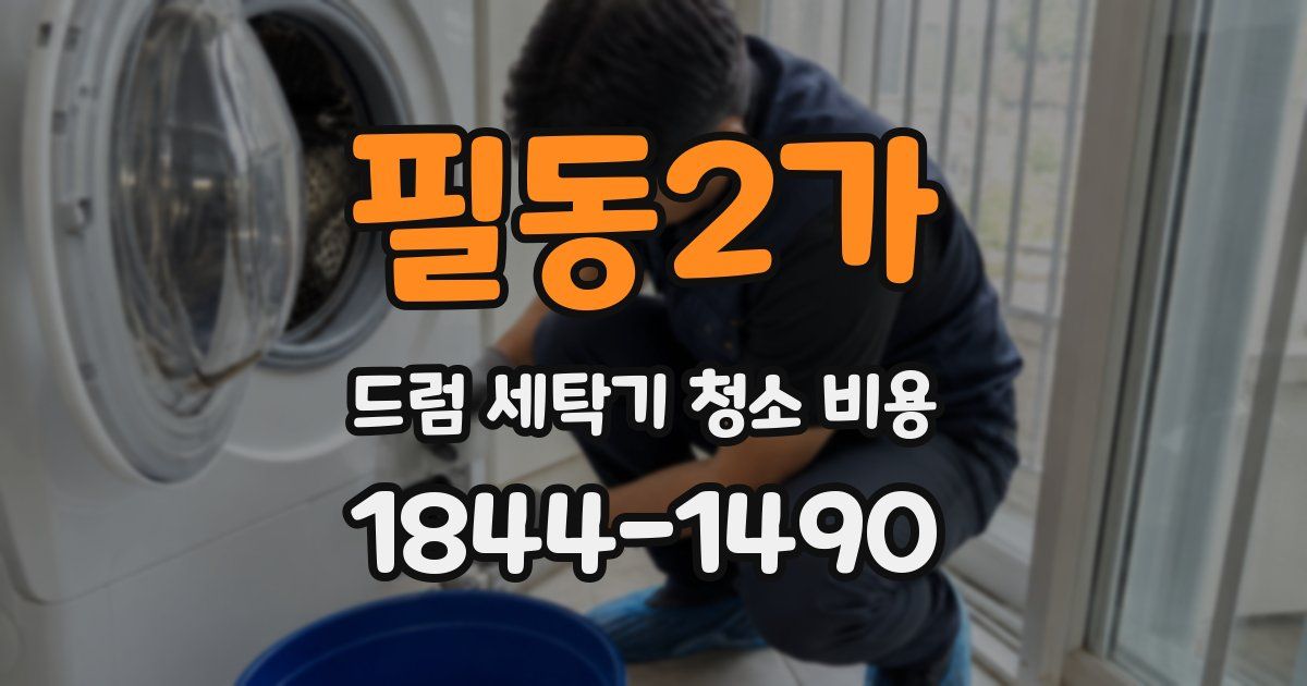 필동2가 드럼 세탁기 청소 비용