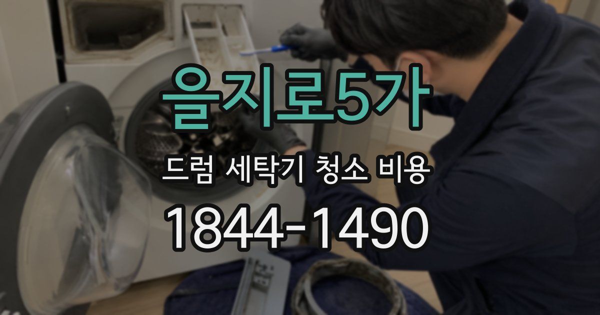을지로5가 드럼 세탁기 청소 비용