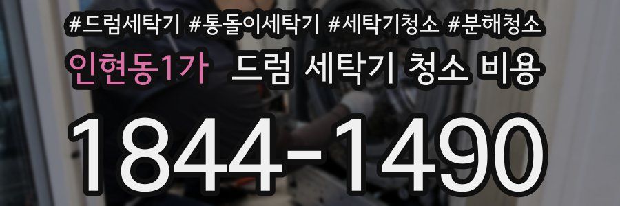인현동1가 드럼 세탁기 청소 비용