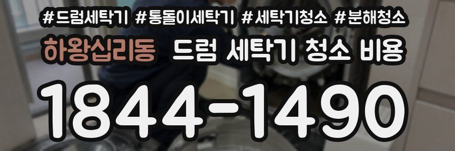 하왕십리동 드럼 세탁기 청소 비용