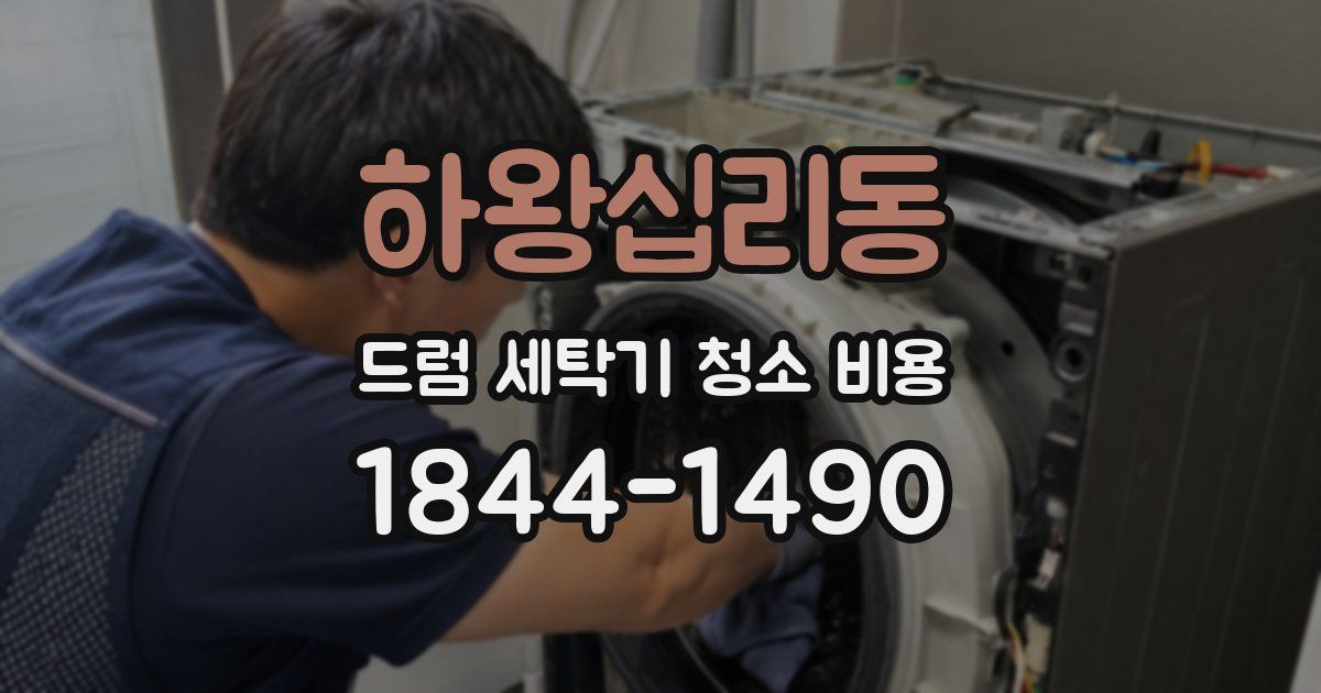 하왕십리동 드럼 세탁기 청소 비용