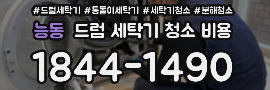 능동 드럼 세탁기 청소 비용