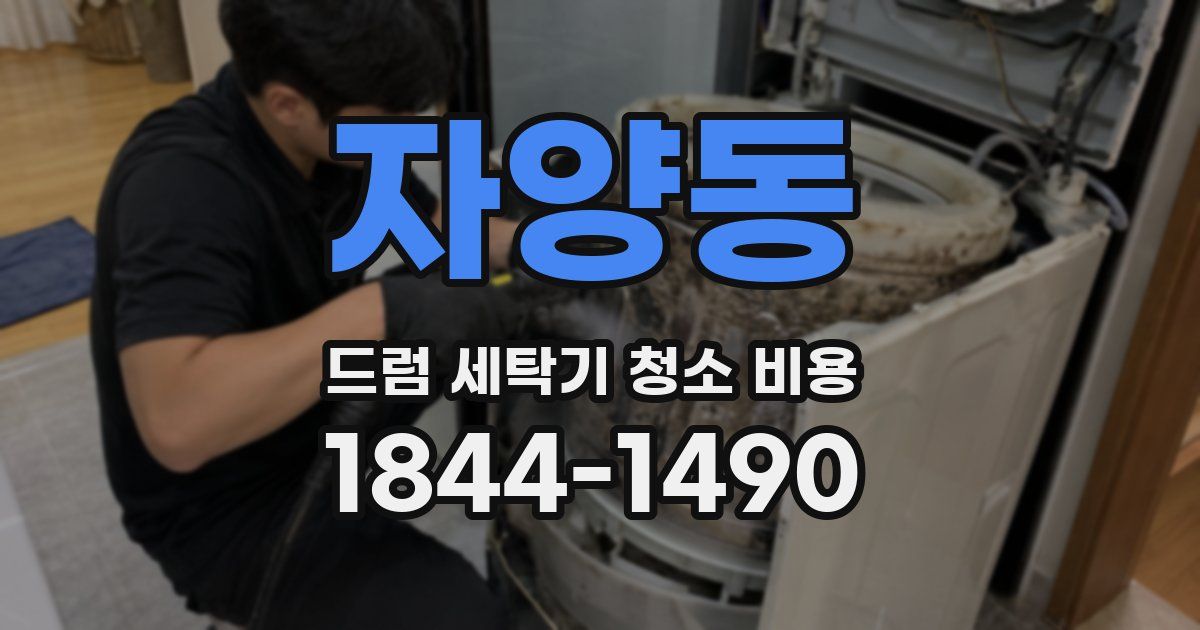 자양동 드럼 세탁기 청소 비용
