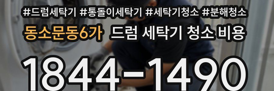 동소문동6가 드럼 세탁기 청소 비용