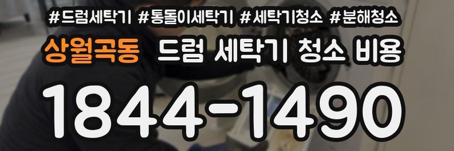 상월곡동 드럼 세탁기 청소 비용