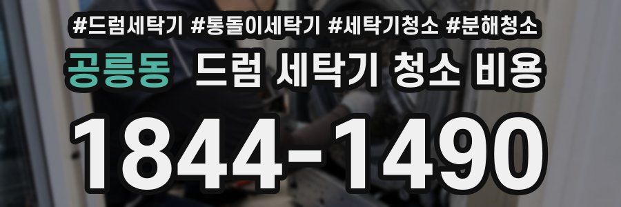 공릉동 드럼 세탁기 청소 비용