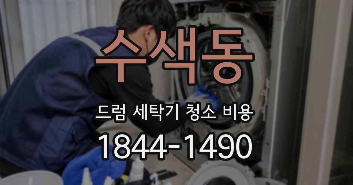 수색동 드럼 세탁기 청소 비용