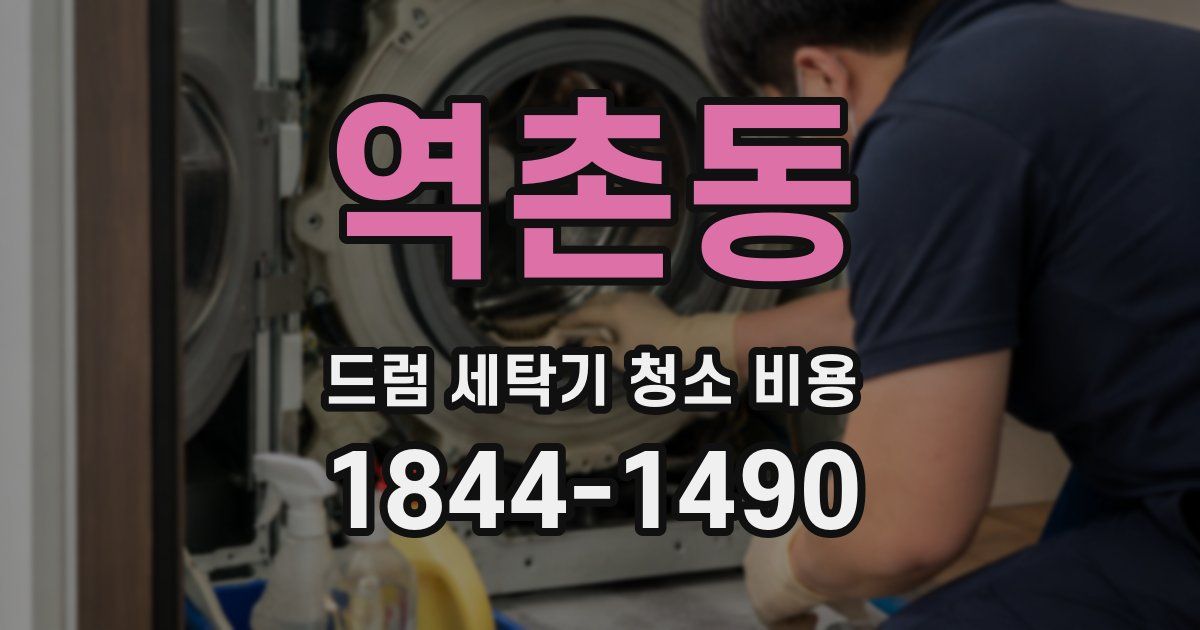 역촌동 드럼 세탁기 청소 비용