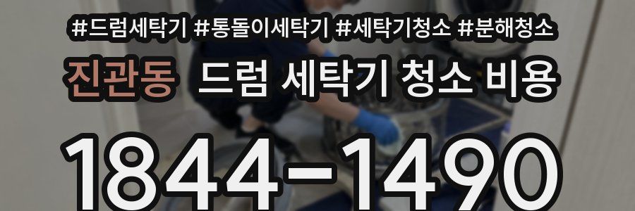 진관동 드럼 세탁기 청소 비용