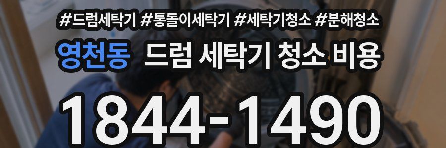 영천동 드럼 세탁기 청소 비용