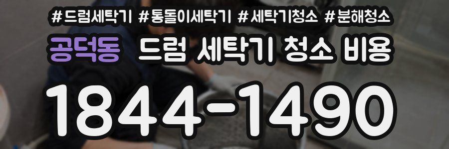 공덕동 드럼 세탁기 청소 비용